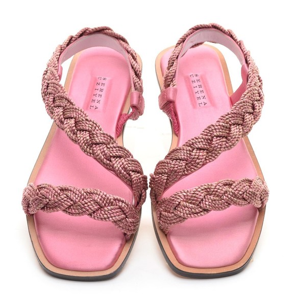 Serena Uziyel Ronda Braided Slingback Sandal 38 / 8 New - Picture 3 of 8